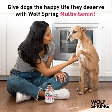 Wolf Spring Liquid Dog Multivitamin 12 Bottles - Natural Health Supplement