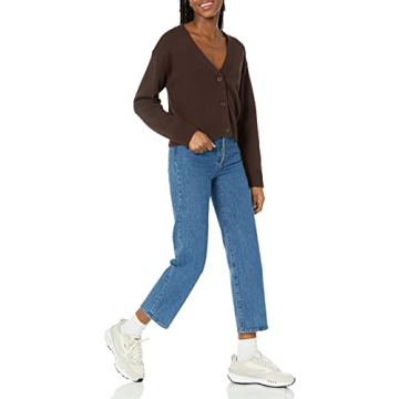 Amazon Essentials Women's Cropped Cardigan for Cozy Style