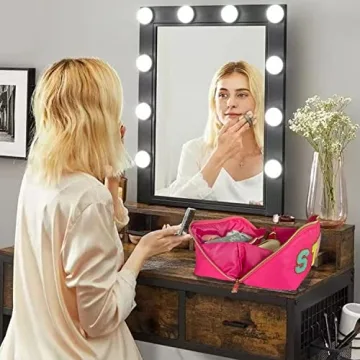 Stylish STOMKIRE Preppy Makeup Bag - Durable and Chic