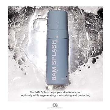 Copenhagen Grooming 8AM Splash Beard Wash for Men - Regenerating & Moisturizing Beard Shampoo - Skin, Mustache and Beard Care