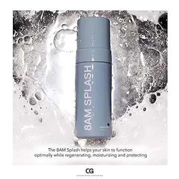 Copenhagen Grooming 8AM Splash Beard Wash for Men - Regenerating & Moisturizing Beard Shampoo - Skin, Mustache and Beard Care