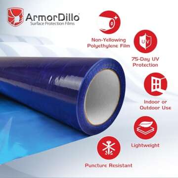 ArmorDillo Blue Window Film – 45 Days UV Protection