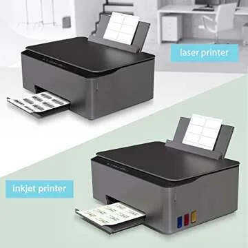 Methdic Shipping Labels 2"×4" 300 Labels Sticker Paper for Laser/Ink Jet Printer Mailing Labels 8.5"*11" White 10 per Sheet