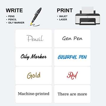 Methdic Shipping Labels 2"×4" 300 Labels Sticker Paper for Laser/Ink Jet Printer Mailing Labels 8.5"*11" White 10 per Sheet