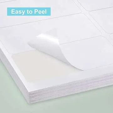 Methdic Shipping Labels 2"×4" 300 Labels Sticker Paper for Laser/Ink Jet Printer Mailing Labels 8.5"*11" White 10 per Sheet