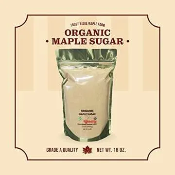 Organic Powdered Maple Sugar for Baking & Cooking