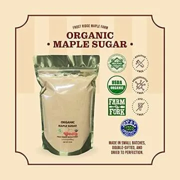 Organic Powdered Maple Sugar for Natural Sweetening