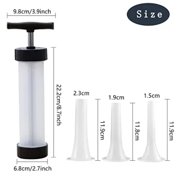 Sausage Stuffer for Homemade Cooking with Fast Cleanup