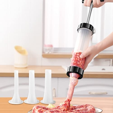Sausage Stuffer for Homemade Cooking with Fast Cleanup