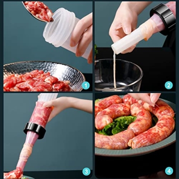 Sausage Stuffer for Homemade Cooking with Fast Cleanup