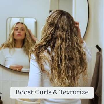 Highland Glacial Cream - Versatile hair styling cream that smooths, de-frizzes, texturizes & boosts curls. Natural, plant-derived, & made for all hair types. (2.5 oz)