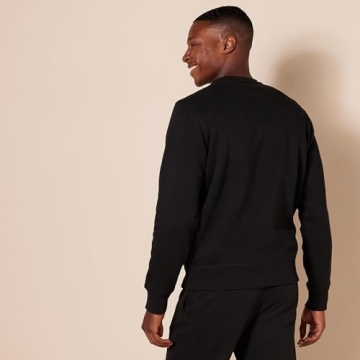 Comfortable Amazon Essentials Men's Sweatshirt in Black
