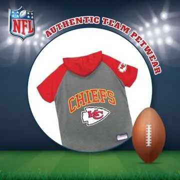 NFL Kansas City Chiefs Dog Hoodie - Official Pet Apparel