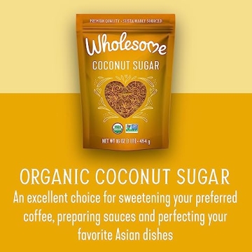 Wholesome Sweeteners Organic Coconut Sugar for Healthy Baking
