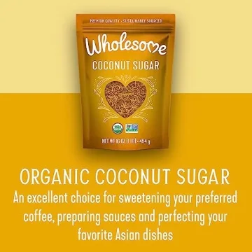 Wholesome Sweeteners Organic Coconut Sugar for Healthy Baking