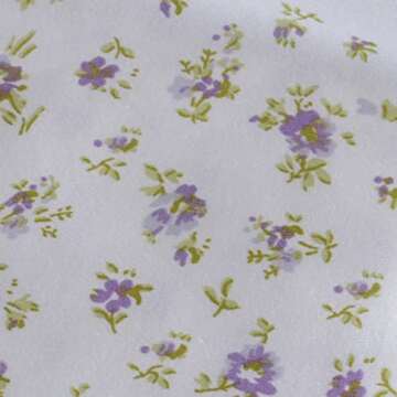 Laura Ashley - Queen Sheets, Soft Sateen Cotton Bedding Set - Sleek, Smooth, & Breathable Home Decor (Petite Fleur Heather, Queen)