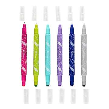 Erin Condren 6-Pack Dual-Tip List Markers - Colorful Productivity Tools