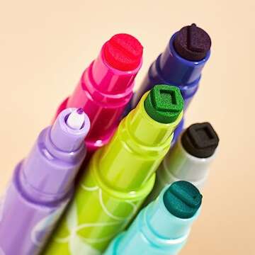 Erin Condren 6-Pack Dual-Tip List Markers - Colorful Productivity Tools