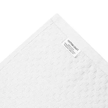 COTTON CRAFT Kitchen Towels Set - 24 Pack - 100% Cotton