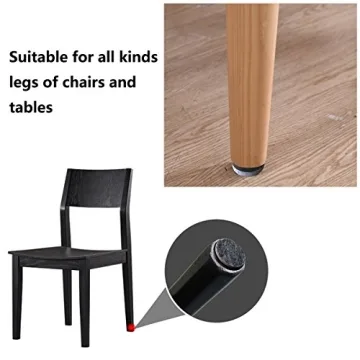 40pcs Heavy Duty Nail-on Felt Pads for Floor Protection