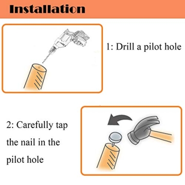 40pcs Heavy Duty Nail-on Felt Pads for Floor Protection