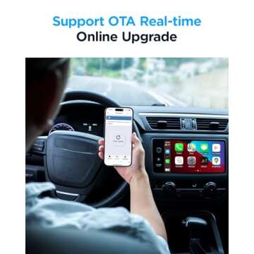 Wireless Carplay Adapter for Apple,Converts Wired to Apple Carplay Wireless Adapter, Instant Connectivity, Fit for Cars 2017 & for Apple iPhone iOS 10+ (2024 Upgraded)