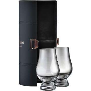 GLENCAIRN Whisky Glass Set of 2 in Travel Case