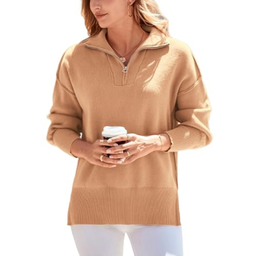 PRETTYGARDEN Women's Cozy Oversized Pullover Sweatshirt