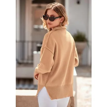 PRETTYGARDEN Women's Cozy Oversized Pullover Sweatshirt