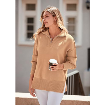 PRETTYGARDEN Women's Cozy Oversized Pullover Sweatshirt