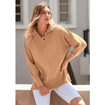 PRETTYGARDEN Women's Cozy Oversized Pullover Sweatshirt
