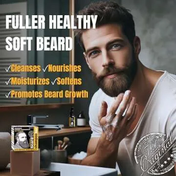 Professor Fuzzworthy's Beard SHAMPOO with All Natural Oils From Tasmania Australia - 120gm