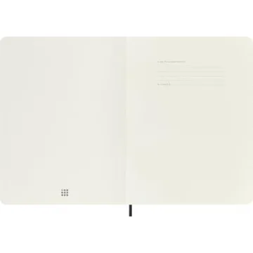 Moleskine Classic Notebook Soft Cover XL Ruling Black 192 Pages