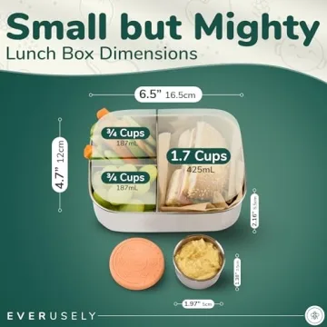 Durable Eco-Friendly Stainless Steel Bento Box for Kids