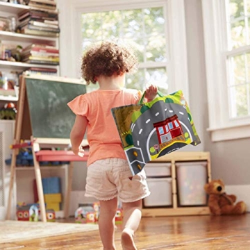 UNIH Plush Pull-Back Vehicle Set for Toddlers