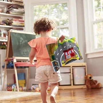 UNIH Plush Pull-Back Vehicle Set for Toddlers