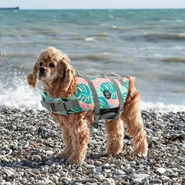EMUST Dog Life Preserver for Swimming and Boating