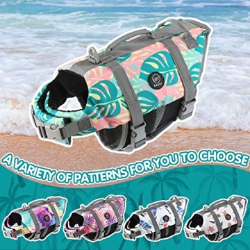 EMUST Dog Life Preserver for Swimming and Boating