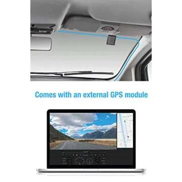 1080P Dual Dash Cam Front and Inside Car Camera for Taxi with GPS, Dash Camera Driving Recorder with Infrared Night Vision Loop Recording, Parking Monitor
