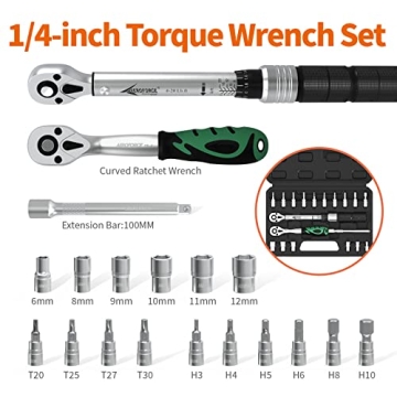 Buy AEROFORCE 19Pcs Drive Click Torque Wrench Set Today!