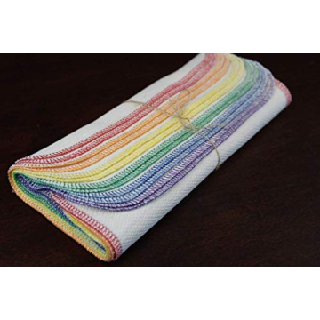 Rainbow Paperless Towels - Eco Friendly Reusable Kitchen Towels