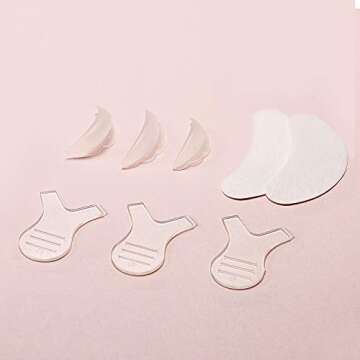 Hicarer 48 Silicone Eyelash Perming Pads for Beautiful Curls