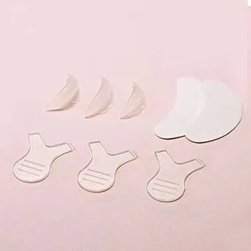 Hicarer 48 Silicone Eyelash Perming Pads for Beautiful Curls