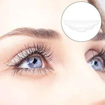 Hicarer 48 Silicone Eyelash Perming Pads for Beautiful Curls