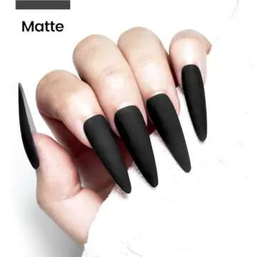 JODSONE 10ml Gel Nail Polish Black Gel Polish Black Gel Nail Polish Black Nail Polish Soak Off Led Gel Polish Nail Art Manicure Salon Diy at Home Gift for Women Gel Nail Polish