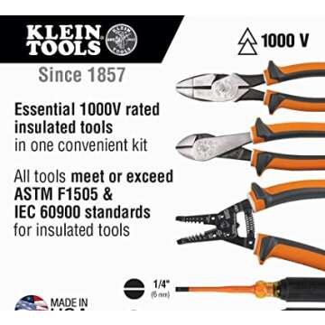 Klein Tools 94130 Insulated Screwdriver for Safety