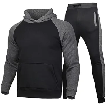 BOIYI Men's Hooded Athletic Tracksuits for Ultimate Comfort