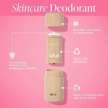 Saltair Natural Deodorant - Santal Bloom - Vegan & Ethical