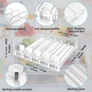 BingoHive Drink Dispenser - Automatic Can Organizer