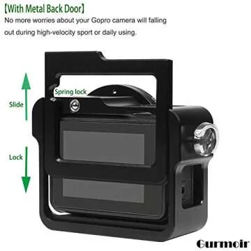 Gurmoir GoPro Housing Case with UV Filter and Lens Cap